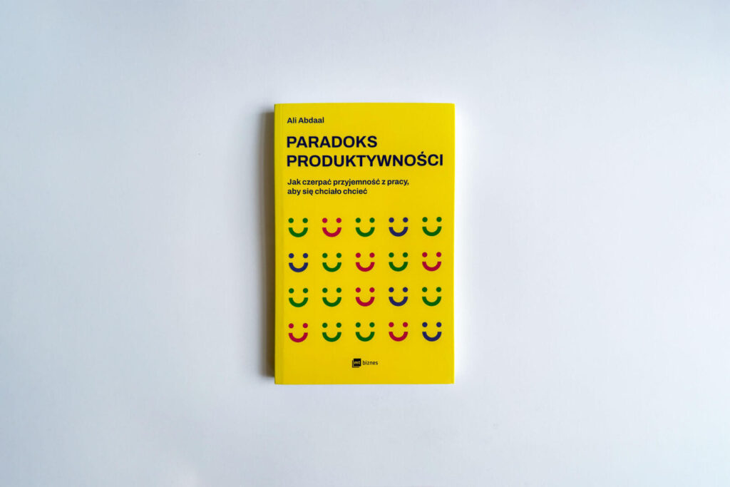 Okładka książki "Paradoks produktywności", której autorem jest Ali Abdaal